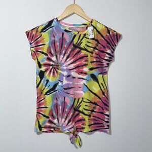 The children’s place Tie-Dye tie-front shirt Girls size Large (10/12)